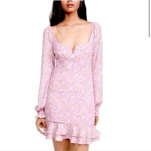 Likely Pink Floral Mini Dress